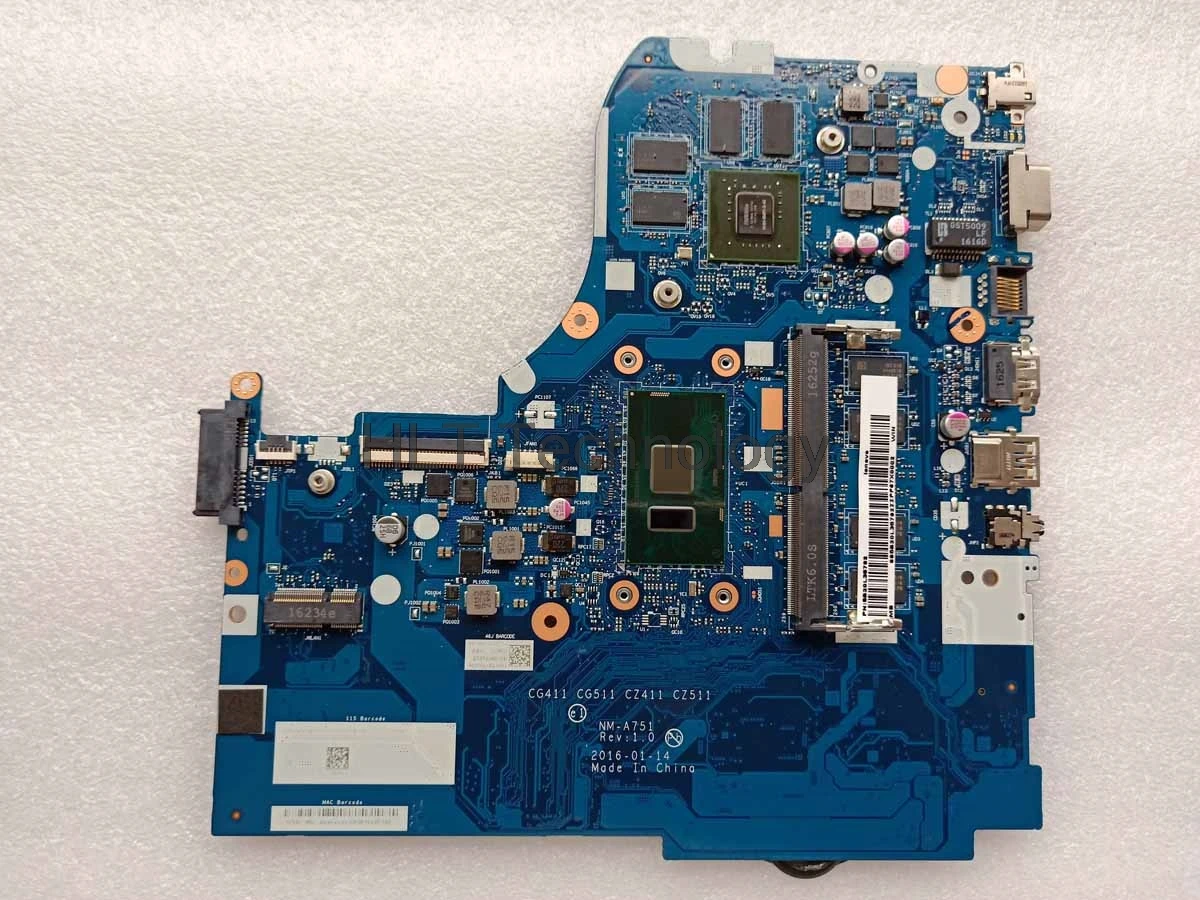 HOLYTIME Laptop Motherboard For lenovo 310-15ISK 510-15ISK CG411 CG511 CZ411 CZ511 NM-A751 5B20L357