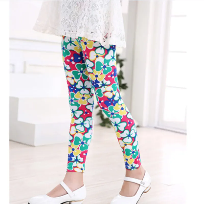 Print Flowers style 2 6Y Baby Kids Leggings Children's Clothing Girl