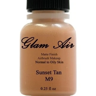 foundation based water glam airbrush flawless 25oz matte finish makeup skin looking air m9 bottles tan sunset