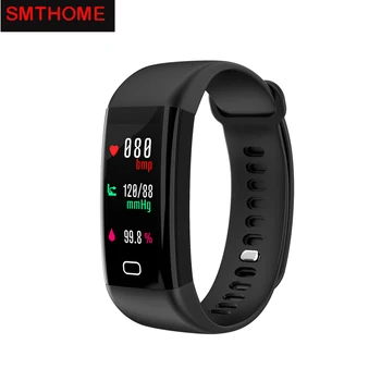 

F07 Smart Color Bracelet Heart Rate Blood Pressure Monitor Smart Band for Android IOS Pedometer Sleep Tracker Waterproof IP68