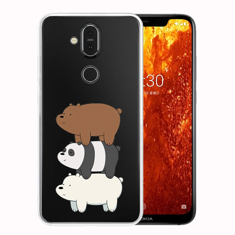 Soft Silicone Clear TPU Case for Nokia 7.2 6.2 6 2.2 X6 X7 8.1 7 Plus X5 9 PureView X71 Durable We Bears Cover
Soft Silicone Clear TPU Case for Nokia 7.2 6.2 6 2.2 X6 X7 8.1 7 Plus X5 9 PureView X71 Durable We Bears Cover
