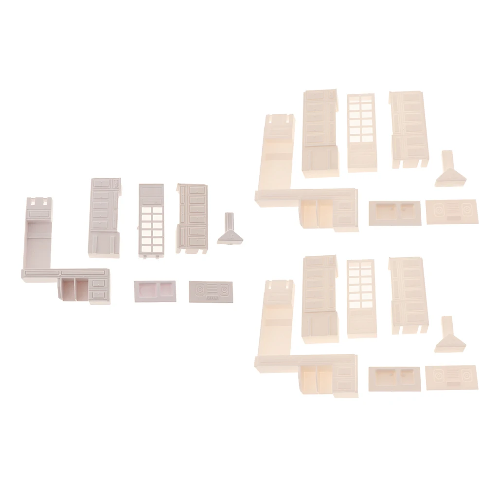 1/20 G Scale Kitchen Furniture DIY Decorations Indoor Cupboard Model Architecture Accessories Scenery Dioramas Building Kits 