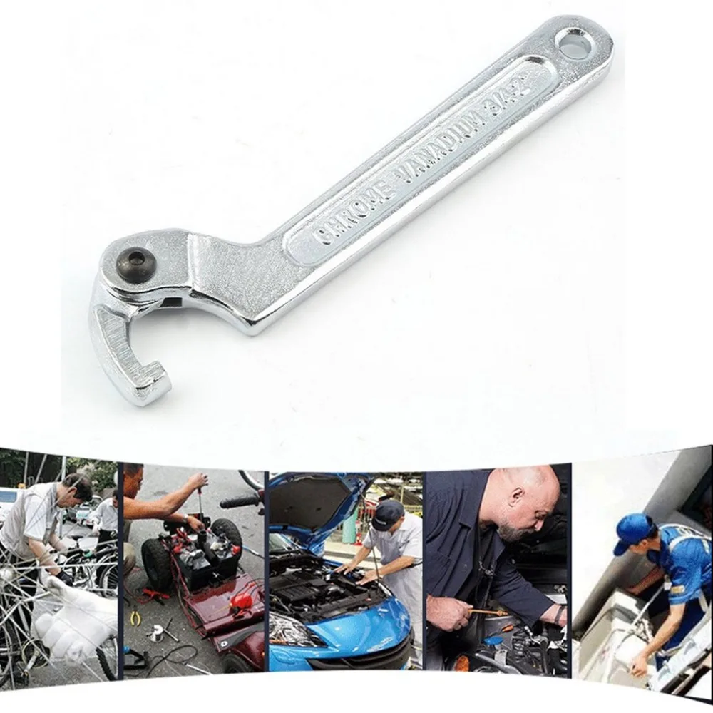 19-51 мм хром-ванадиевой регулируемый крючок Гаечные ключи C гаечный ключ инструмент продвижения по всему миру магазине