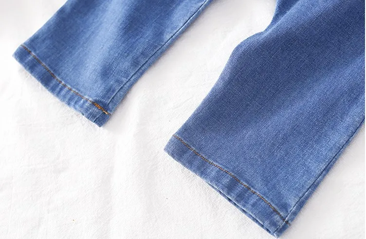 75-95 см Высота весенняя одежда для маленьких мальчиков повседневные джинсовые штаны 1 шт. Дети Весна модные стильные джинсы штаны для мальчиков