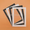White/Black Photo Mats Rectangle A3/A4/A5 PaperBoard Mounts Textured Surface For Picture Frames Passe-Partouts Decor 12PCS/Lot ► Photo 2/6