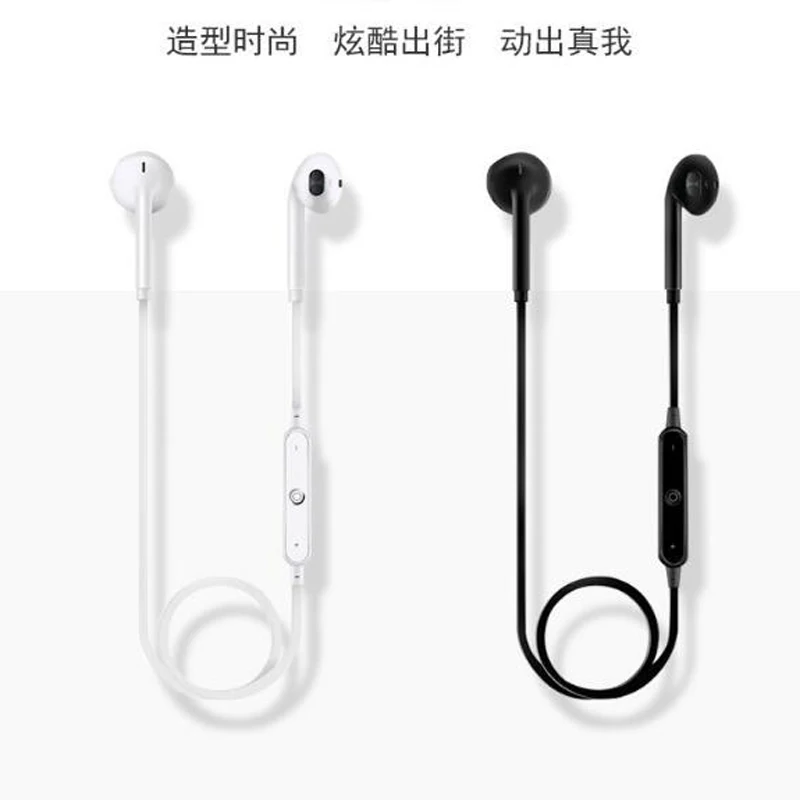 S6 Bluetooth наушники спортивные беспроводные гарнитура свободные с микрофоном для