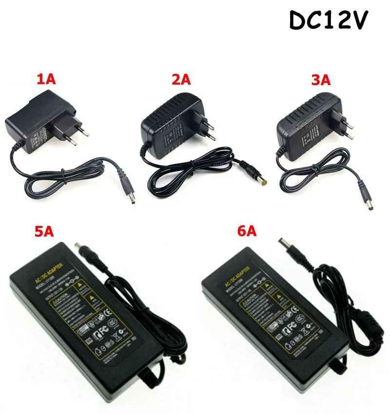 

Better Quality Power Supply DC 5V 12V 24Volts 1A 2A 3A 5A 6A 8A LED Driver Adapter Lighting Transformers