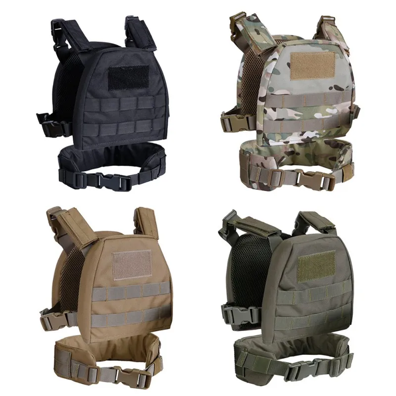 Для детей, для страйкбола, тактический, военный, Molle Plate Carrier, боевой жилет с патрульным поясом, детская одежда