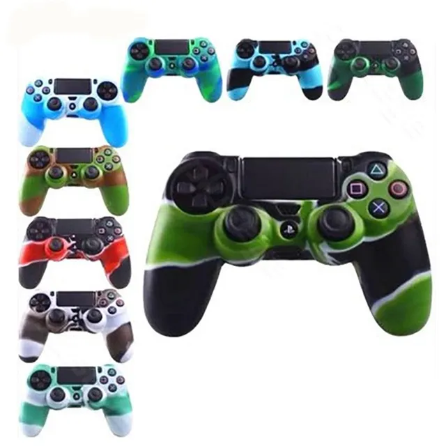 Best Price Camouflage Soft Silicone Cover Case Protection Skin For Sony Playstation 4 PS4 for Dualshock 4 Controller Console Decals Best Price Camouflage Soft Silicone Cover Case Protection Skin For Sony Playstation 4 PS4 for Dualshock 4 Controller Console Decals