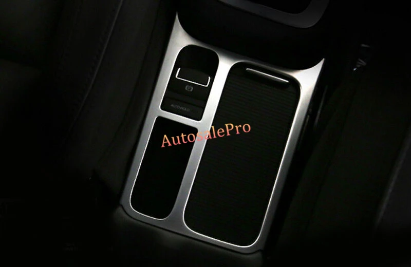 

left hand drive Chrome Gear Shift Panel Water Cup Holder Cover Trim For Volkswagon VW Tiguan 2010-2015 2009 2011 2012 2013 2014