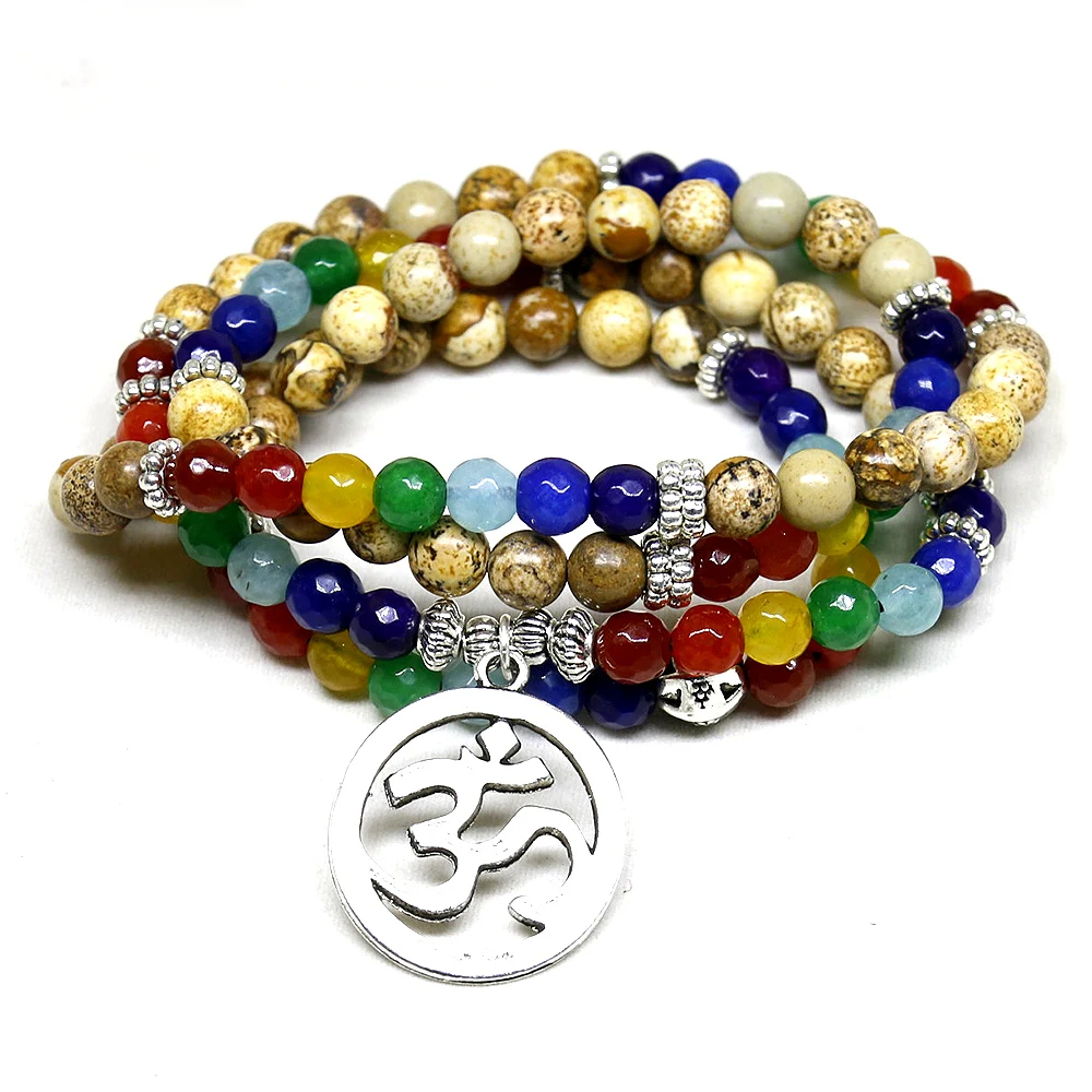 Women/'s 7 Chakra Healing Balance Bracelet Gems Yoga Reiki Mala Energy Bracelet