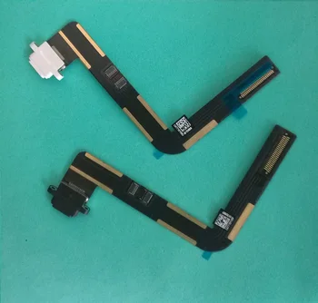 

for ipad Air For ipad 5 Black and white Charging Port Dock Connector with Flex Cable repair parts 50pcs/lot