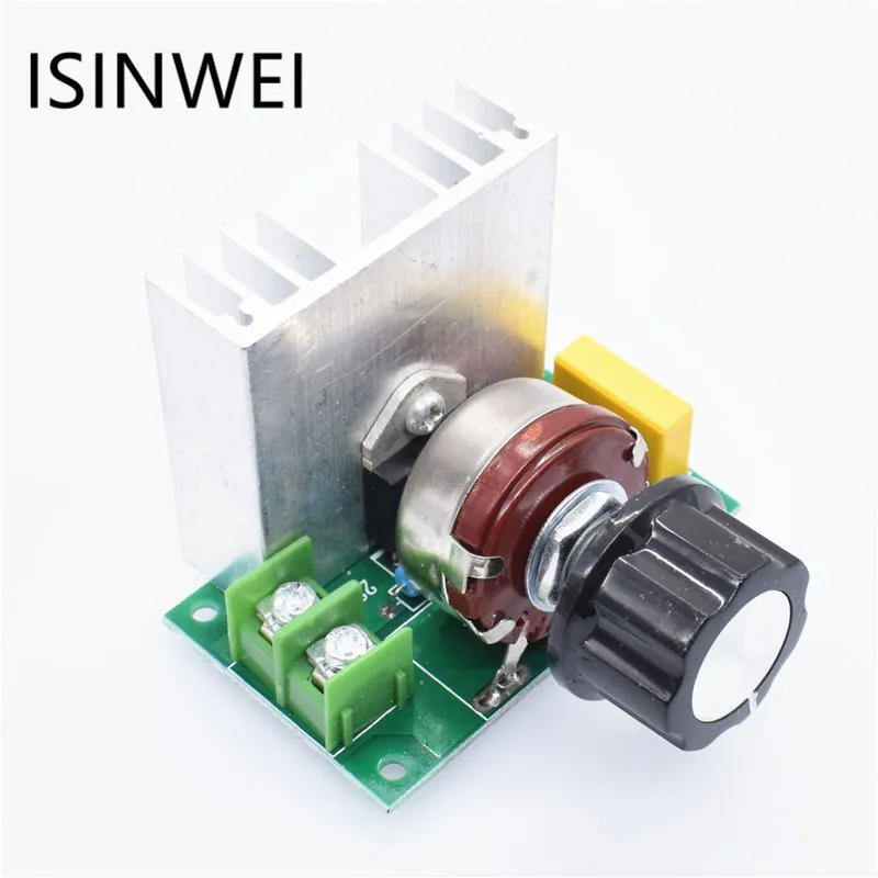 

Voltage Regulator Voltage Speed Controller AC 220V 4000W SCR Dimmer