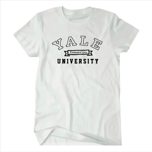 Short Sleeve Shirt Women Summer T-shirt Yale University Puls Size Clothing Wear Uniforms Street top&amptees | Женская одежда