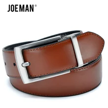 Revolvable Buckle Belts For Men Luxury Design Leather Belts High Quality Brown Color And Black Color On the Belt