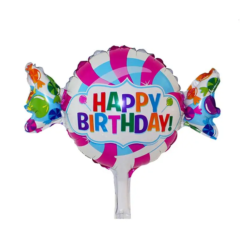 1pcs Cheap HAPPY BIRTHDAY Foil Mylar Balloons Candy Foil Balloons For