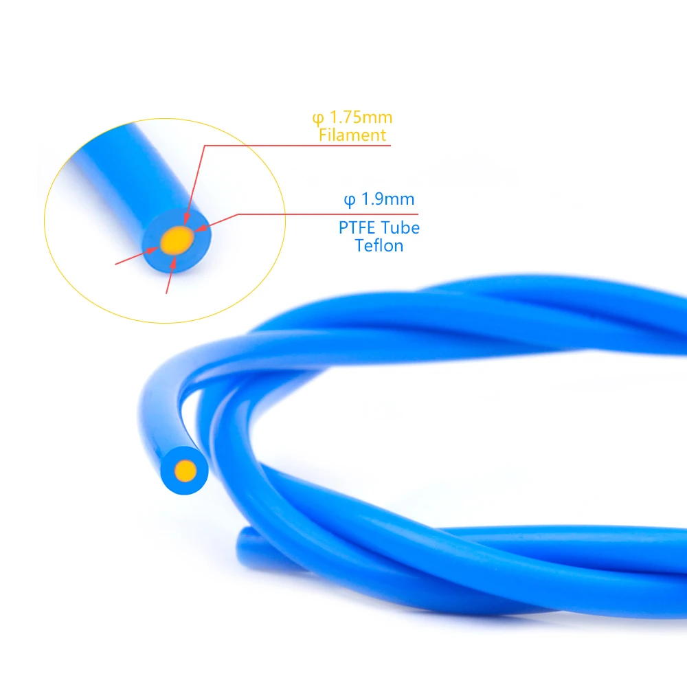 1 метр тефлоновая трубка тефлонто tl-фидер росток Боуден экструдер 1,75 мм нить ID 1,9 мм OD 4 мм клонированная трубка
