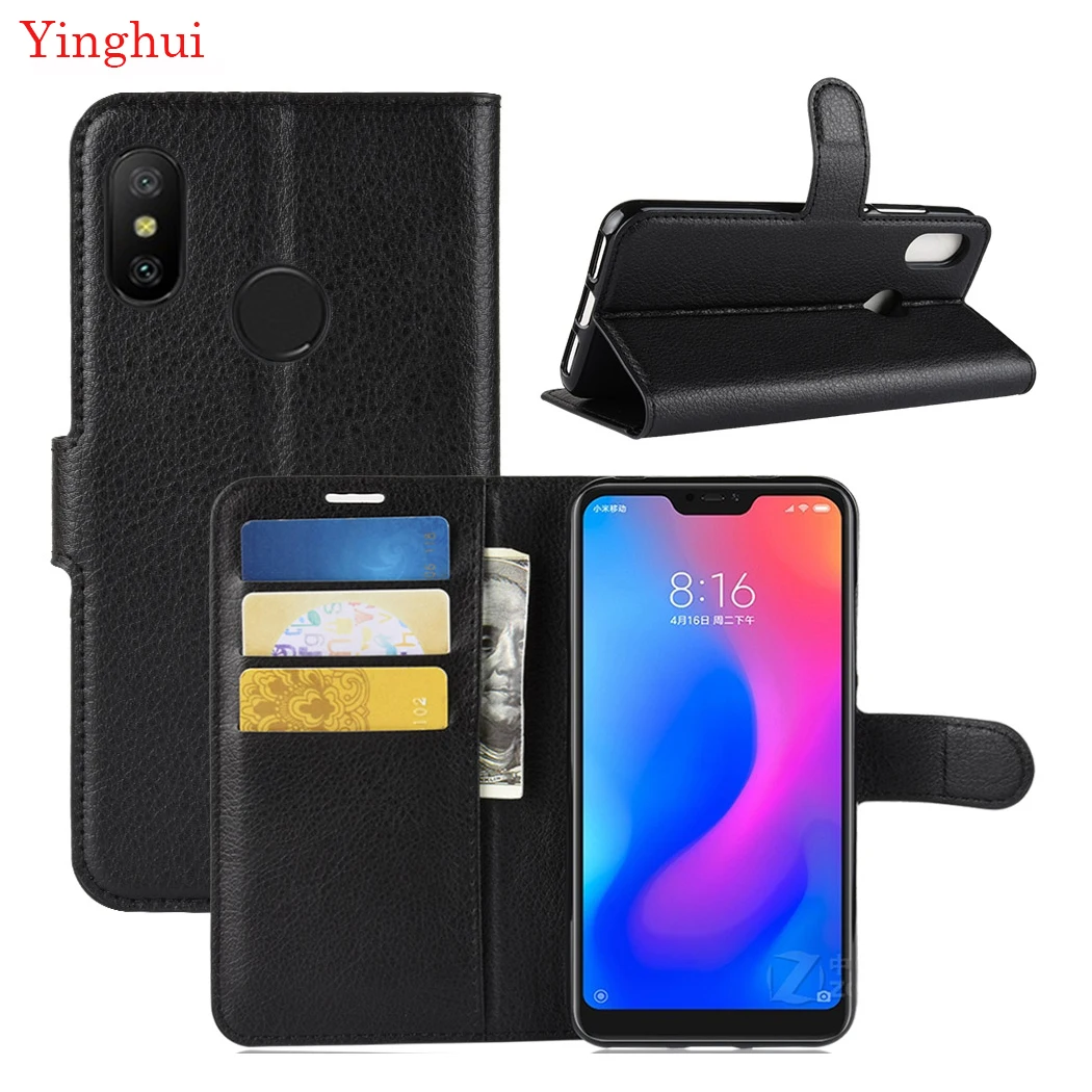 

For Xiaomi mi a2 lite/Redmi 6 Pro Case Flip Leather Phone Case For Xiaomi Redmi 6 Pro Wallet Leather Stand Cover Filp Cases