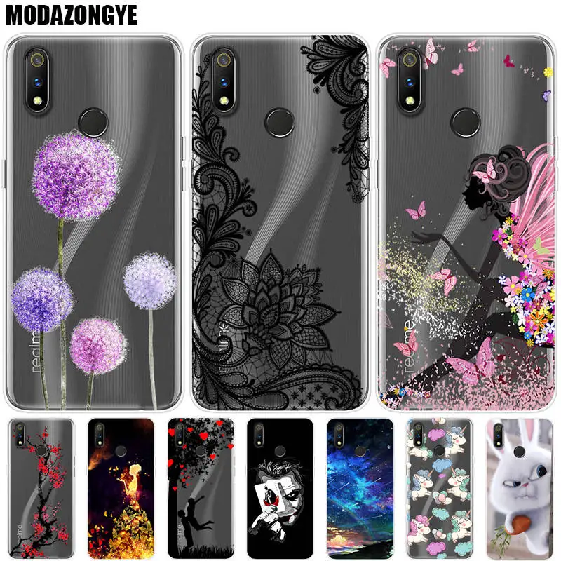 Case For Realme 3 Pro Phone Case OPPO Realme 3 Cover OPPO Realme 3 Pro Realme3 3Pro Realme3Pro Case Silicone Soft TPU Back Cover