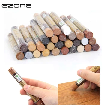 

EZONE Furniture Touch Up Crayons Patch Paint Pen Furniture Paint Floor Repair Wax Crayon Wood Composite Repair Materials Supply