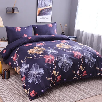 

ZEIMON Bedding Cover Fashion Colorful Bedding Set Queen Size Flowers Duvet Cover Bohemian 3D Printing Bedclothes 3 Pcs
