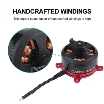 

QA2207 1500KV Brushless Motor for F3P 3D Fixed-wing Airplane RC Accessory Part high strength N45SH magnet