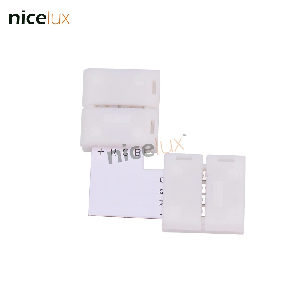 4pin L Shape 90 Degree Corner Connector For 10mm 5050 Rgb Led