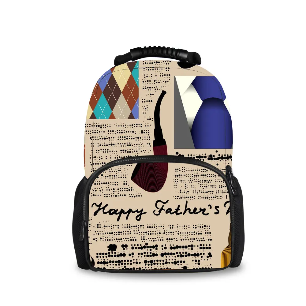 

Pattern with different words to the fathers day on vector image Sumka Father's Day Gift 17 inch Large Capacity Backpack For Man
