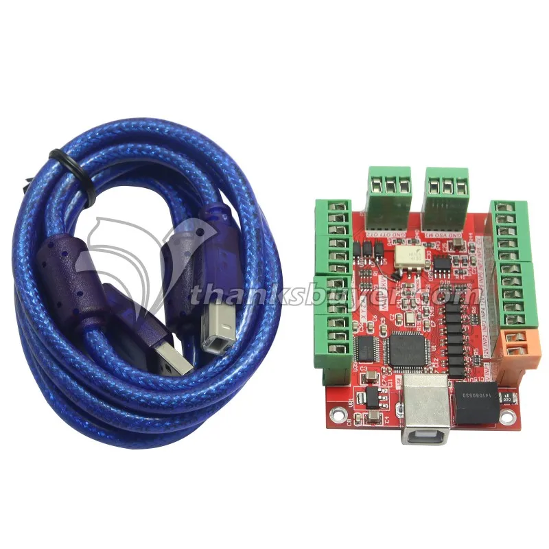 CNC USB Card MACH3 100Khz Breakout Board 4 Axis Driver Motion Controller for Stepper Motor Engraving
