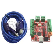 Tablero del desbloqueo de 4 ejes cnc de tarjetas usb mach3 100 khz motion controller para máquina de grabado del motor de pasos del conductor