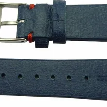 20 мм ручной работы в винтажном стиле синий кожаный ремешок для часов