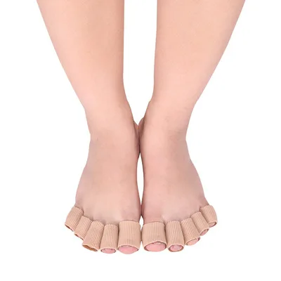 (15 см) ткань + гелевая цилиндрическая подушечка мозолей и мозолей протектора носка при вальгусной деформации первого пальца стопы