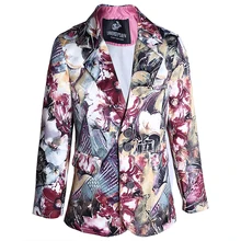 Г. Брендовая детская одежда новая куртка для мальчиков Модный костюм весенне-весенняя одежда высокого качества с цветочным принтом, размер 120, 130, 140, 150, 160