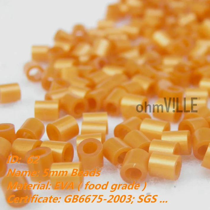 

2016 Hot Sale New Papelaria 5mm Perler Beads ~ Gold Id:62 Hama Fused Educational Toys Guaranteed 100% Quality + Free Shipping