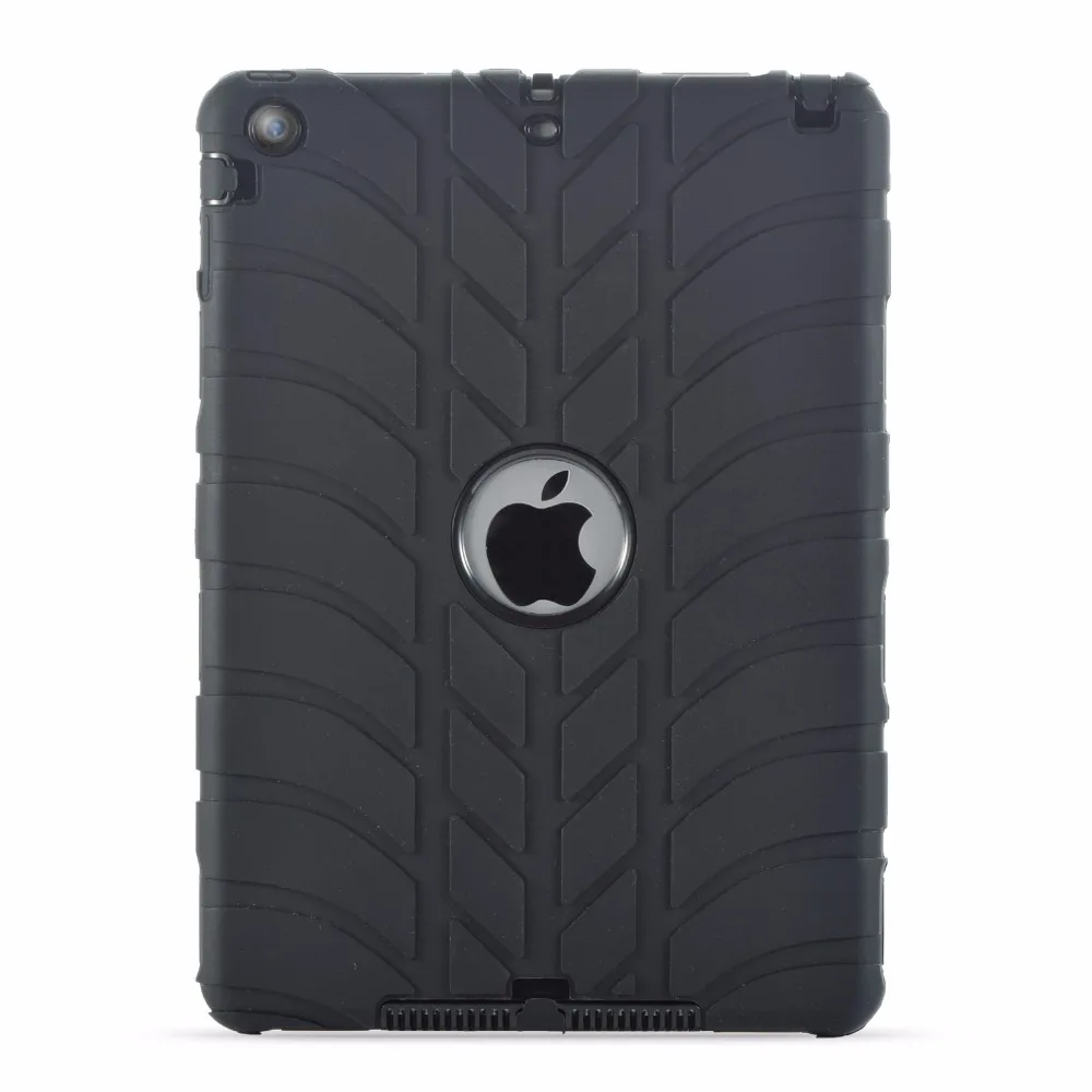 Броня Heavy Duty шин узор чехол для Apple iPad 9,7 2017 2018 A1822 A1823 A1893 5th 6th поколения coque Капа принципиально