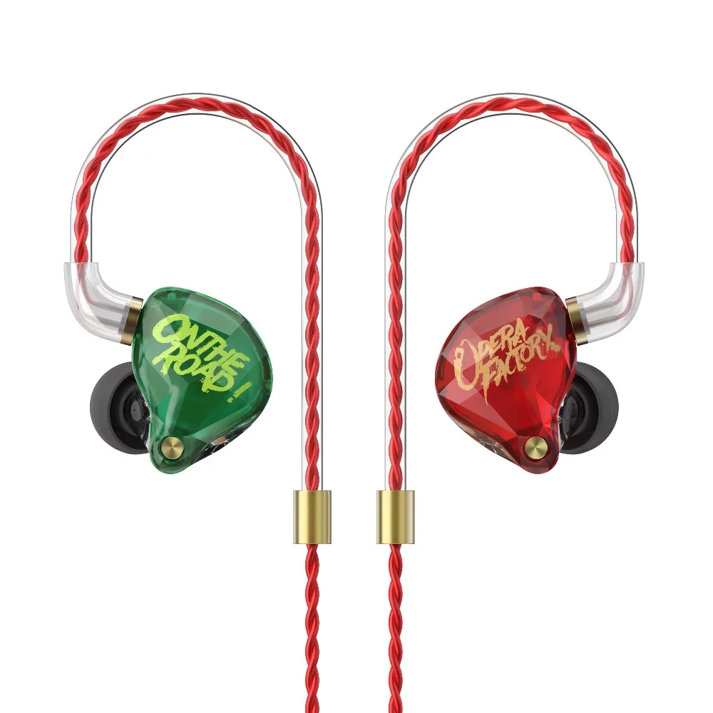 Новый OperaFactory OM1 In-ear мониторы динамические наушники HIFI DJ вкладыши беруши с 2Pin 0 78 мм