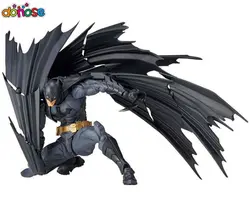 DC фильмы Бэтмен Фигурка удивительная Yamaguchi Revoltech № 009 Темный рыцарь Готэм Сити фигурка детская игрушка Рождественский подарок