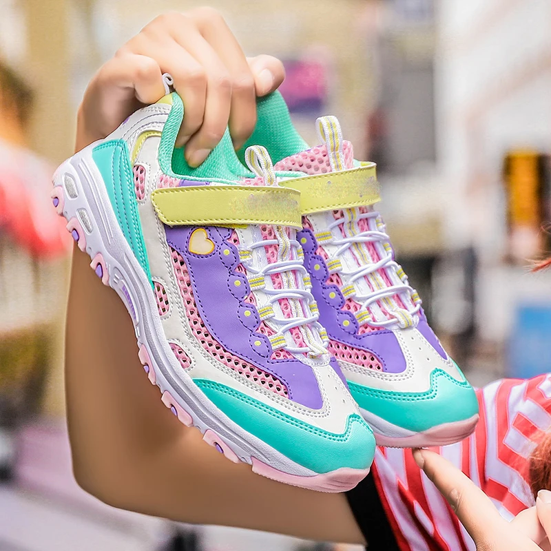 LMCAVASUN/Женская обувь; Новинка; модные розовые кроссовки на платформе для девушек; женская повседневная обувь; Harajuku Basket Femme Tenis Feminino