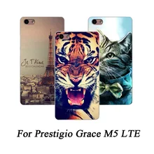 Мягкий ТПУ чехол для телефона для Prestigio Grace M5 LTE чехол s силиконовый чехол с рисунком волка для Prestigio Grace M5 LTE задняя крышка