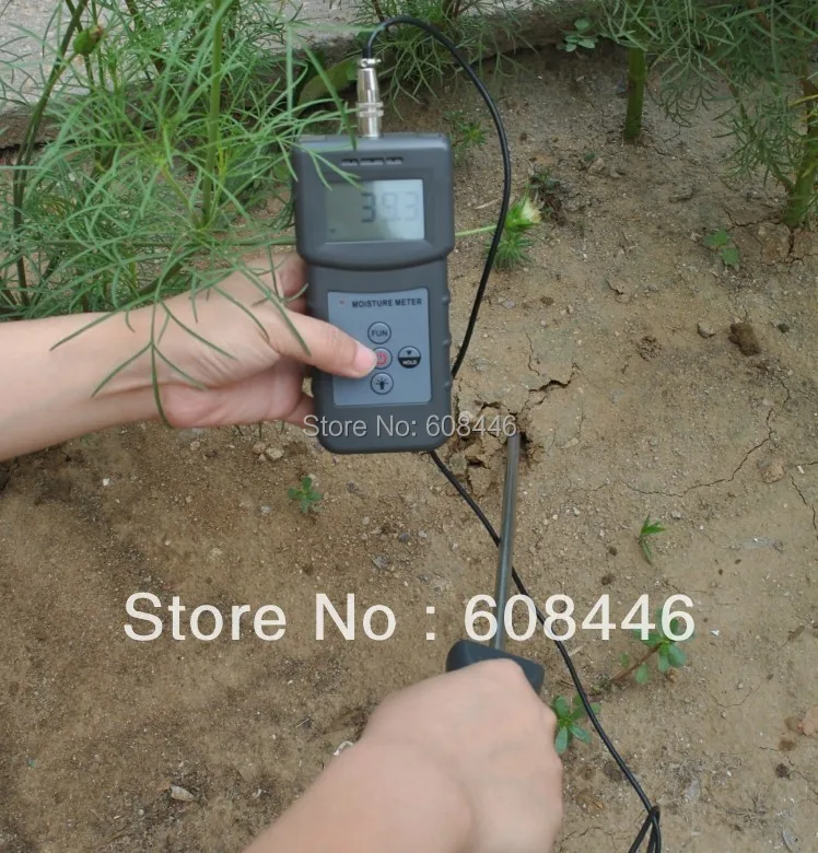 Hygrometers New Digital Soil cement sable poudre de gypse Moisture Meter tester 0-50% humidity