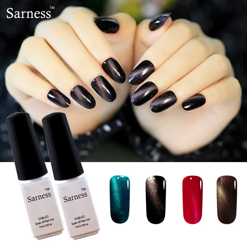 Sarness 3d Cat Eye Magnétique Nail Gel Polonais Vernis Semi