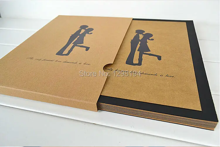 10 дюймов DIY Фотоальбом скрапбук ручной работы бумага персонализированные фотоальбом записывает вашу жизнь свадебные подарки