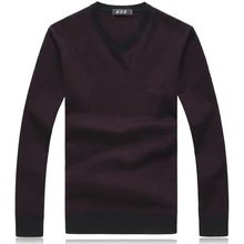 Осенне-зимний Рождественский кашемировый свитер мужской пуловер модный брендовый мужской джемпер размера плюс с v-образным вырезом мужские свитера M-7XL 8XL