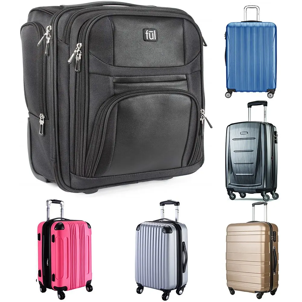 20" 24" 16" 28" 14" Crosby Carry On Luggage Narrow Profile For