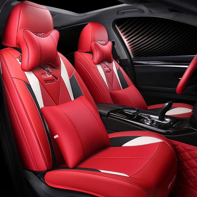 For Skoda Octavia Superb Yeti Fabia spaceback Rapid Car Seat Cover Back Cover Adjustable Cushions Leather Car Seat Protector