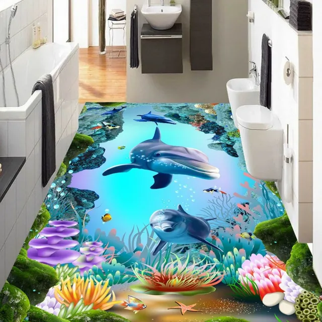 Freies Verschiffen HD 3D Unterwasserwelt Cave Tropische Fische ... Freies Verschiffen HD 3D Unterwasserwelt Cave Tropische Fische ...