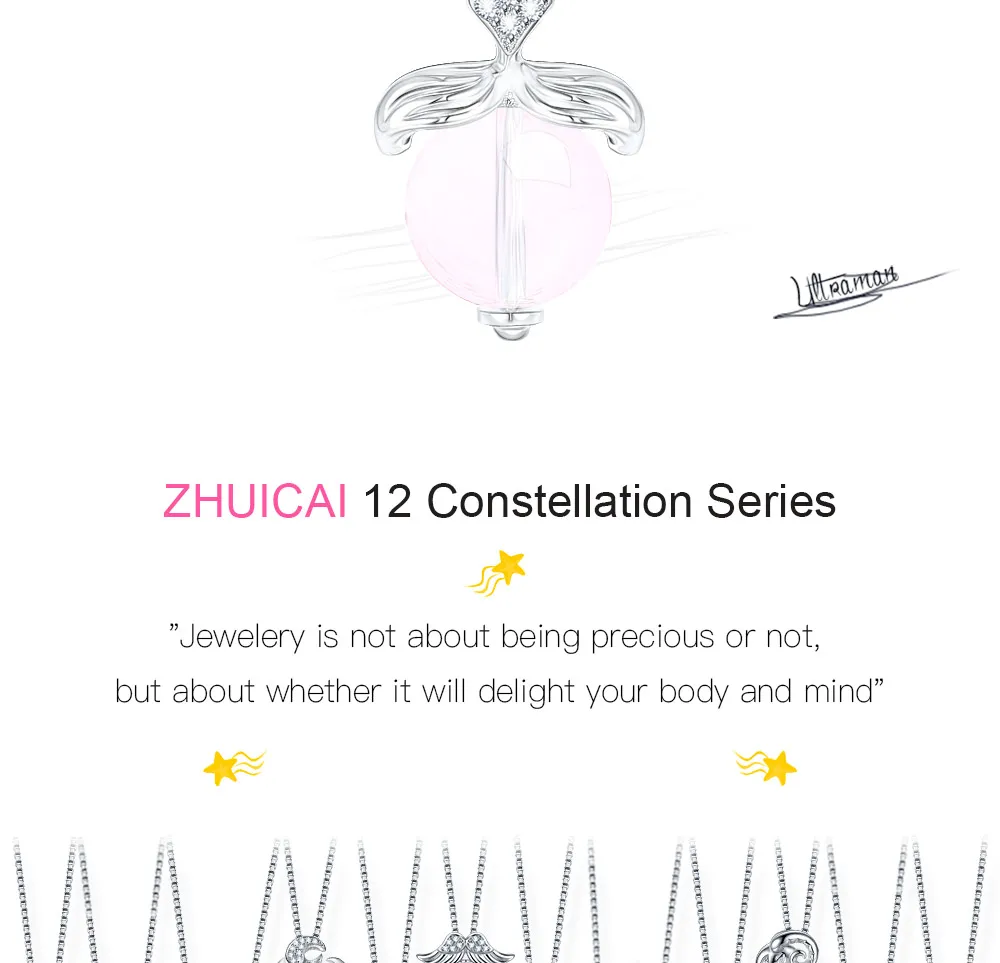 Pisces pendant necklace 4