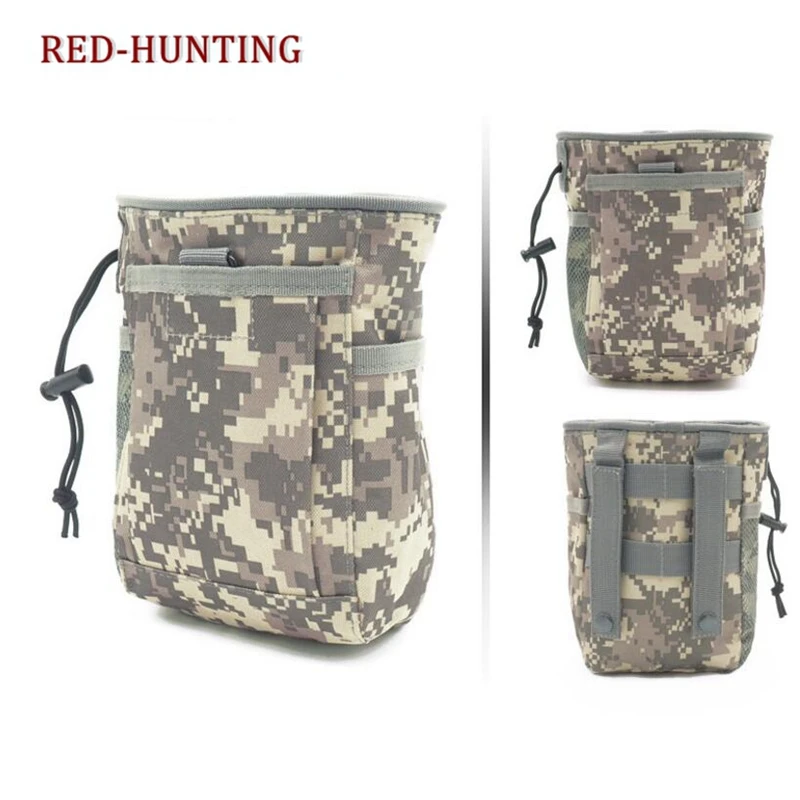 

US ACU Tactical Military Molle Ammo Pouch Gun Magazine Dump Drop Reloader Bag Utility Hunting Rifle Magazine Recovery Pouch