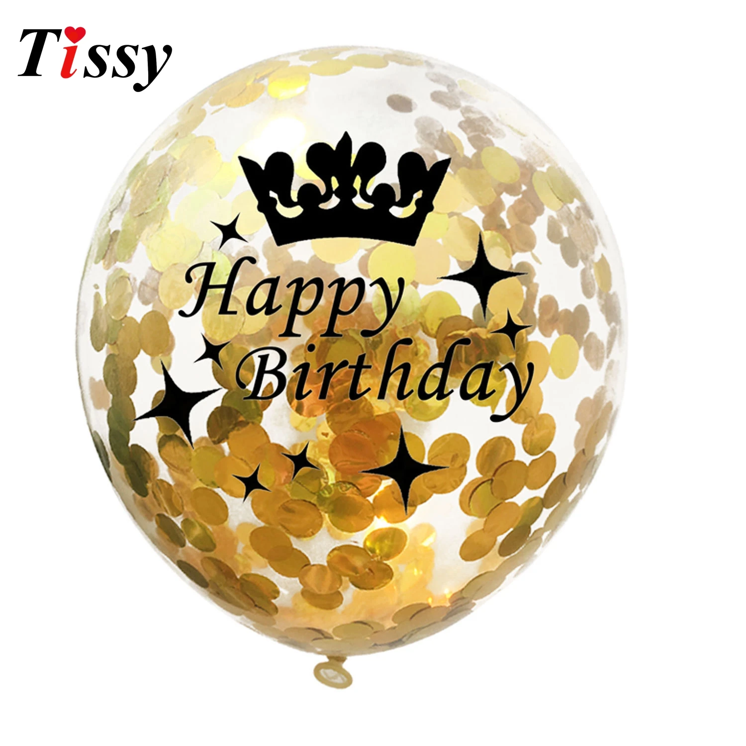 Hot5PCS 1st 30 40 50th Confetti Air Balloons Happy Birthday Party