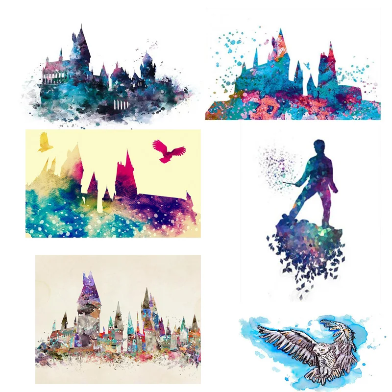 Harry Potter,Magic Castle,Full Square 5D DIY Diamond Painting,Diamond